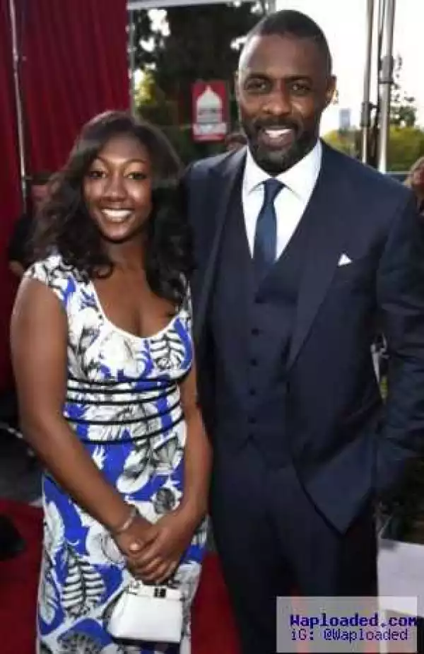 Photos: Actor Idris Elba & His 15-Year-Old Daughter, Isan, At SAG Awards